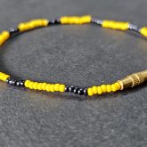 Yellow and Black bracelet